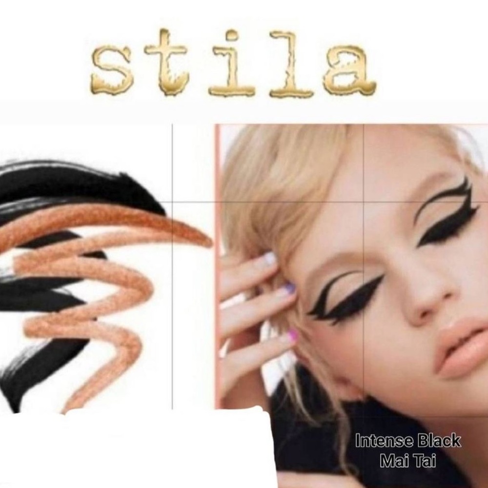 Stila Stay All Day Dual-Ended Liquid Eye Liner Shimmer Micro Tip NIB
